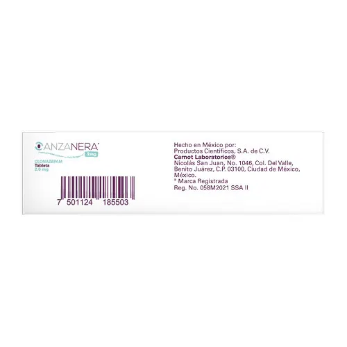 Anzanera 2 Mg Con 30 Tabletas