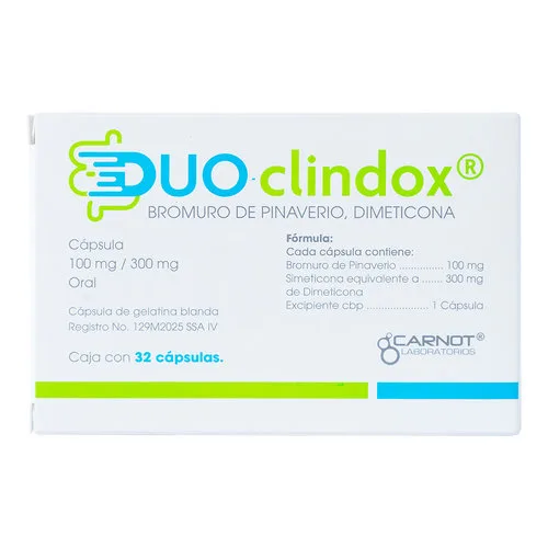 Duoclindox 100 Mg/300 Mg Con 32 Cápsulas