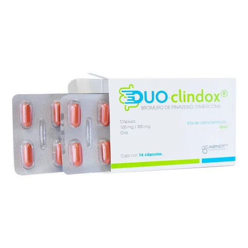 Duoclindox 100 Mg/300 Mg Con 16 Cápsulas