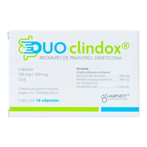 Duoclindox 100 Mg/300 Mg Con 16 Cápsulas