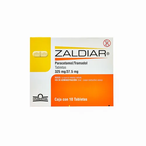 Comprar Zaldiar 325/37.5 Mg Con 10 Tabletas