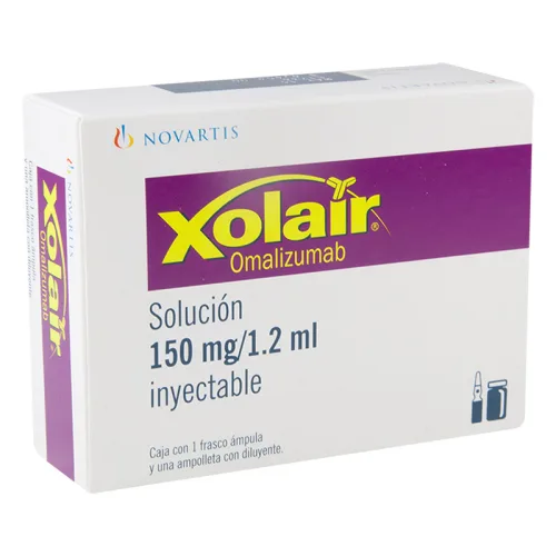 Comprar Xolair 150 Mg Solución Inyectable Con 1 Frasco Con Ámpula