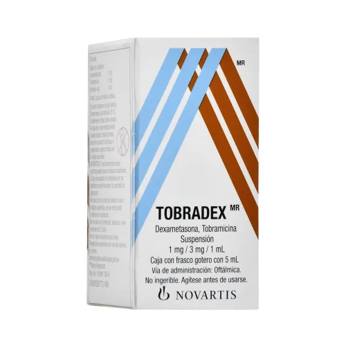 Tobradex Ofta Dexametasona Tobramicina Suspensión Oftálmica Con 5 Ml