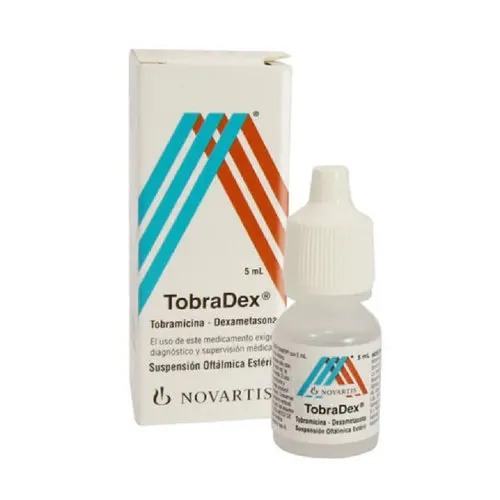 Tobradex 1 Mg/3 Mg/ 1 Ml Solución Oftálmica Con 5 Ml