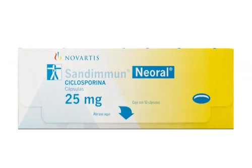 Comprar Sandimmun Neoral 25 Mg Con 50 Cápsulas