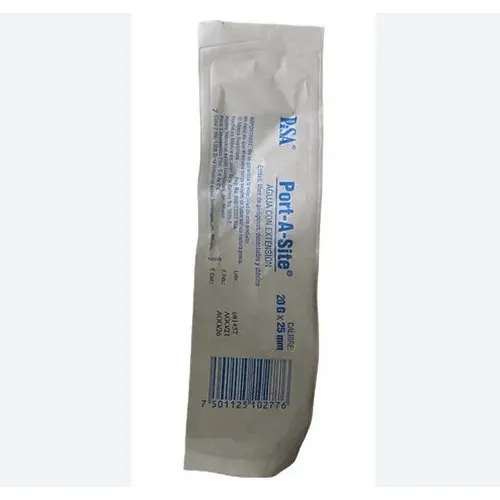Aguja Port-A-Site - PISA para acceso venoso en 20 G x 25 mm