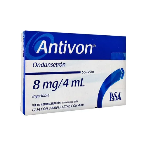 Antivon 8 Mg/4 Ml Con 1 Ampolleta
