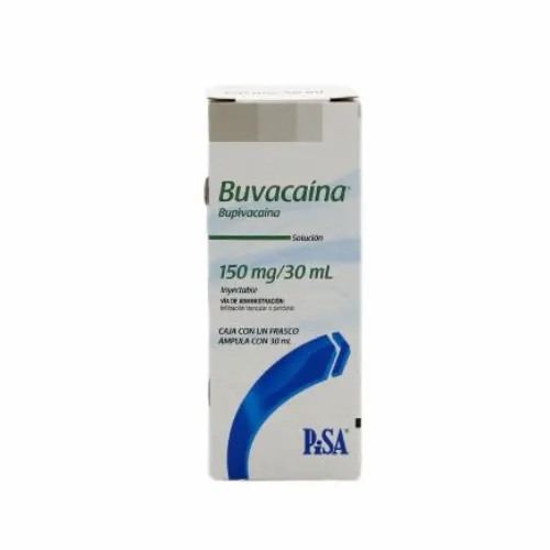 Buvacaina Bupivacaina Solucion Inyectable 150 Mg/30 Ml
