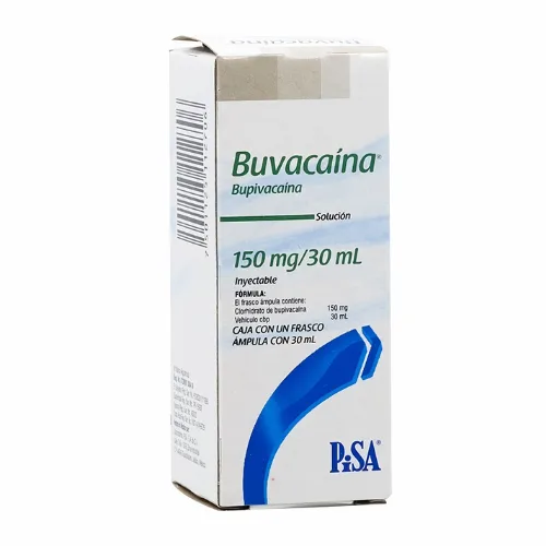 Buvacaina Bupivacaina Solucion Inyectable 150 Mg/30 Ml