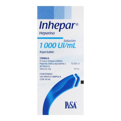 Comprar Inhepar 1000 Ui Con Frasco Ámpula 10 Ml