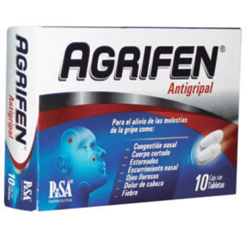 Agrifen 500/25/5/4 Mg Con 10 Tabletas