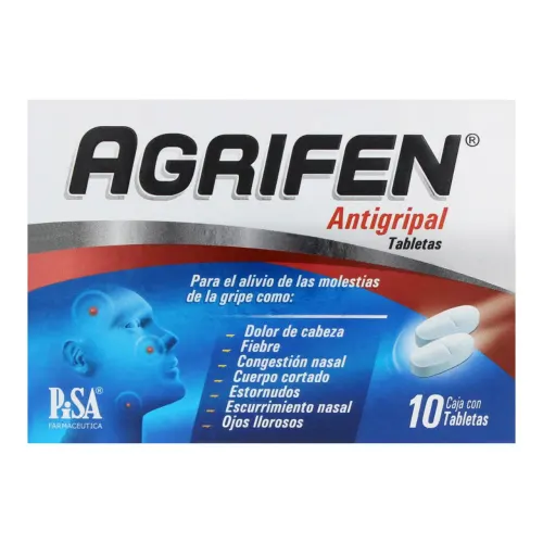 Agrifen 500/25/5/4 Mg Con 10 Tabletas