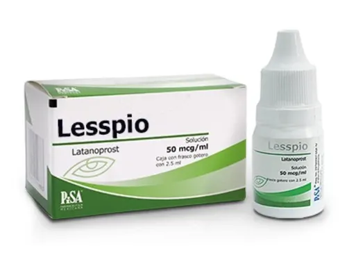 Lesspio Latanoprost 50 Mcg Solución Oftalmica Con 2.5 Ml