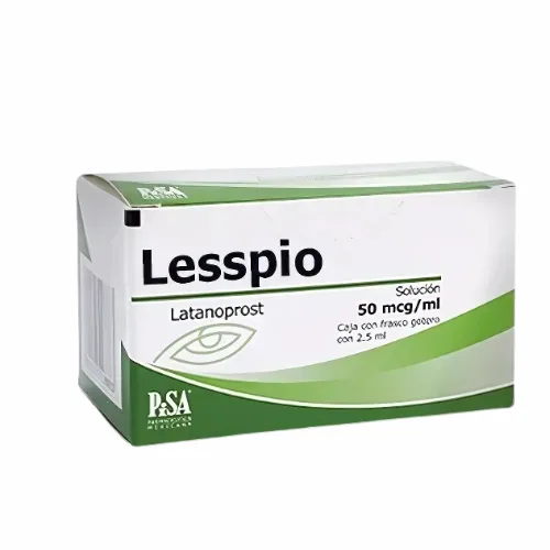 Lesspio Latanoprost 50 Mcg Solución Oftalmica Con 2.5 Ml