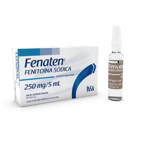Fenaten Fenitoína Sódica 250 Mg /5 Ml Solución Inyectable