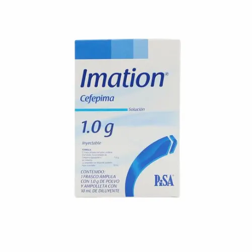 Imation Solución Inyectable Cefepima 1 G Con 10 Ml