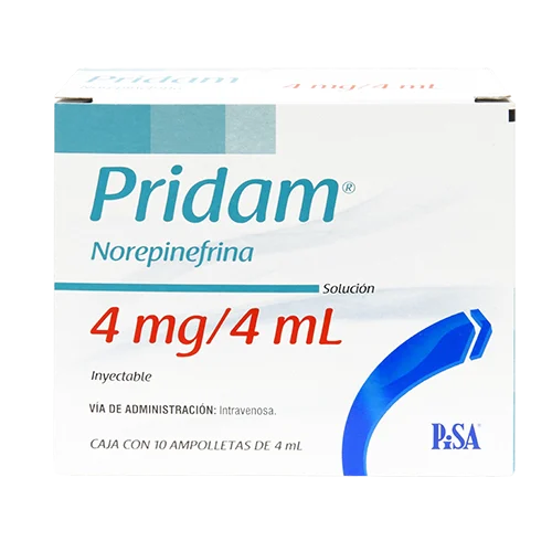 Pridam 4 Mg Con 10 Ampolletas