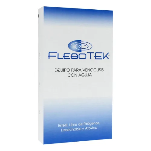 Flebotek Bayoneta Con Aguja Para Venoclisis Con 1 Pieza