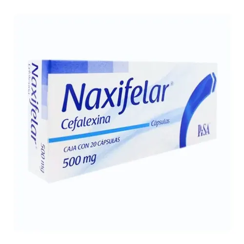 Naxifelar Cefalexina 500 Mg Con 20 Cápsulas