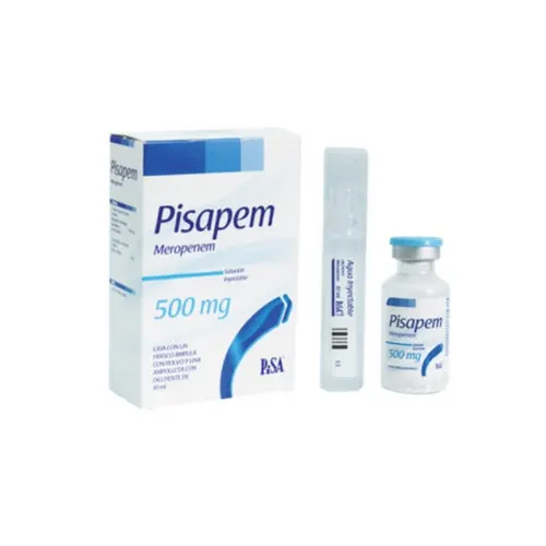 Pisapem Meropenem 500 Mg Con 1 Frasco Ámpula