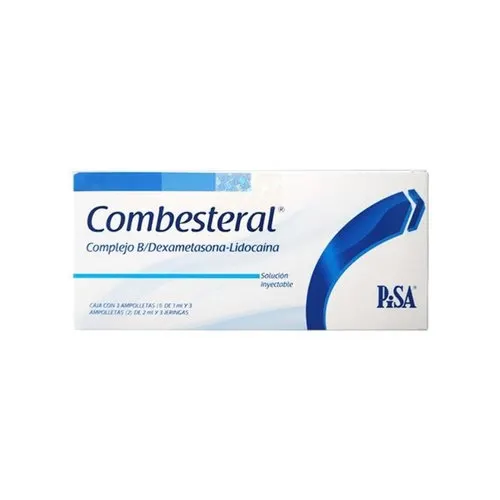 Combesteral Solución Inyectable Con 3 Ampolletas