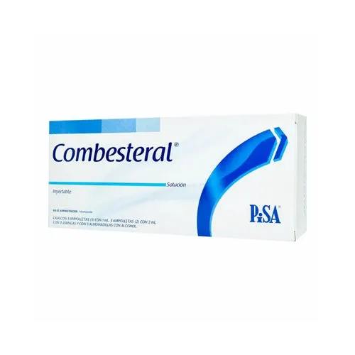 Combesteral Solución Inyectable Con 3 Ampolletas