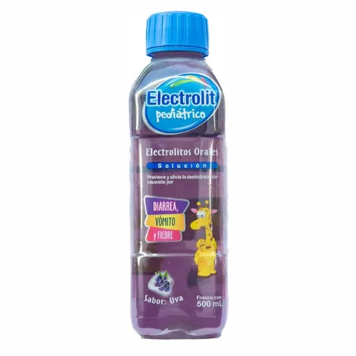 Electrolit Pediátrico Sabor Uva 500 Ml