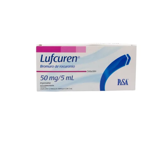 Lufcuren 50 Mg/5 Ml Solución Inyectable Con 12 Ampolletas De 5 Ml