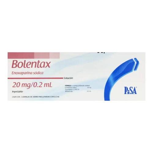 Comprar Bolentax 20 Mg Solución Inyectable 2 Jeringas Prellenadas