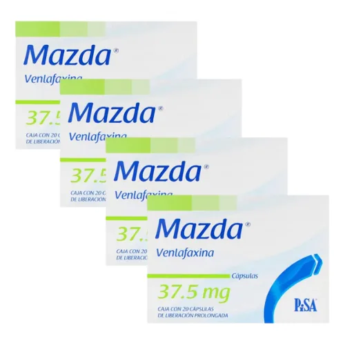 Comprar Mazda 37.5 Mg Con 20 Cápsulas Pack 4x3