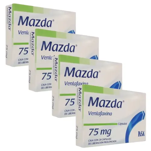 Comprar Mazda 75 Mg Con 20 Cápsulas Pack 4x3