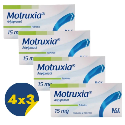 Comprar Motruxia 15 Mg Con 10 Tabletas Pack 4x3