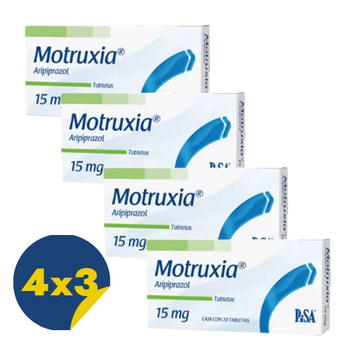 Comprar Motruxia 15 Mg Con 20 Tabletas Pack 4x3