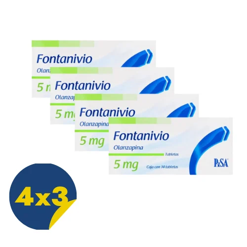 Comprar Fontanivio 5 Mg Con 14 Tabletas Pack 4x3