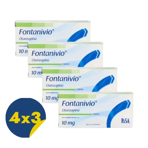 Comprar Fontanivio 10 Mg Con 14 Tabletas Pack 4x3