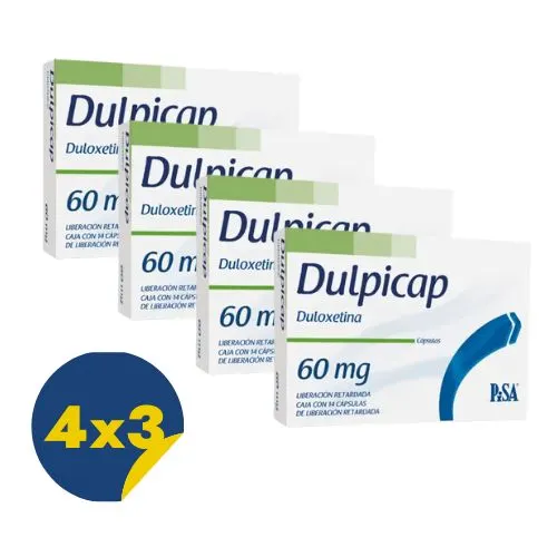 Comprar Dulpicap 60 Mg Con 14 Cápsulas Pack 4x3