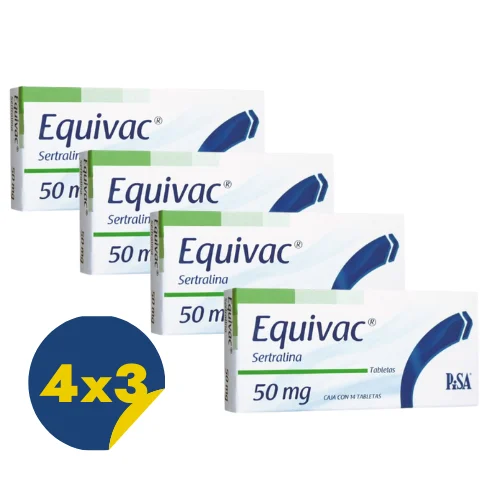 Comprar Equivac 50 Mg Con 14 Tabletas Pack 4x3