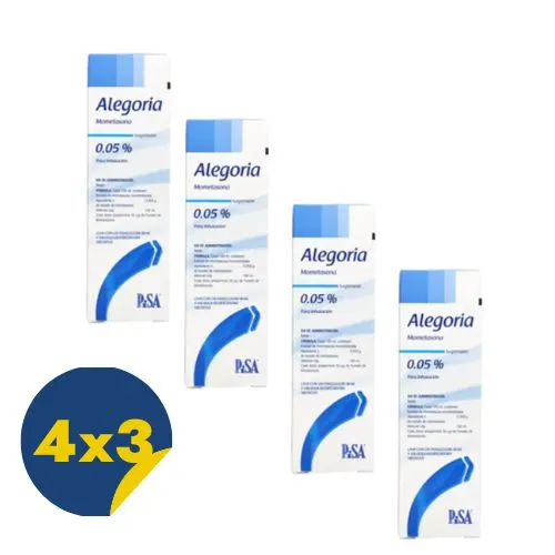 Comprar Alegoria 0.05% Con 18 Ml Suspensión Para Inhalación Pack 4x3