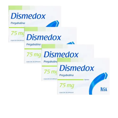 Comprar Dismedox 75 Mg Con 28 Cápsulas Pack 4×3