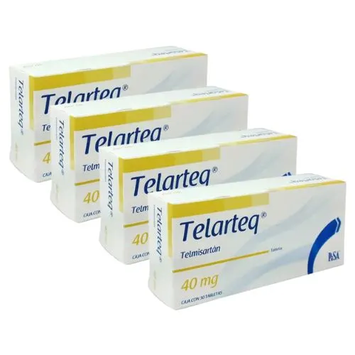 Comprar Telarteq 40 Mg Con 30 Tabletas Pack 4x3