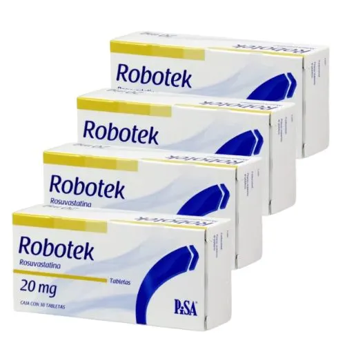 Comprar Robotek 20 Mg Con 30 Tabletas Pack 4x3