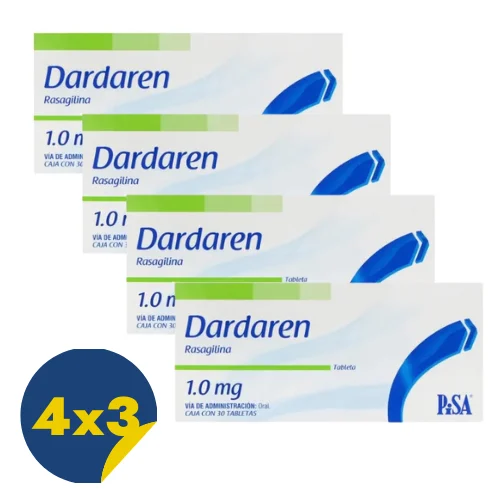 Comprar Dardaren 1 Mg Con 30 Tabletas Pack 4x3