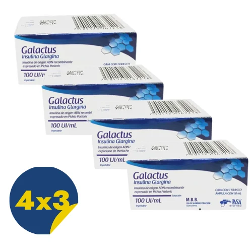 Comprar Galactus 100 Ui Con 1 Solución Inyectable Pack 4x3