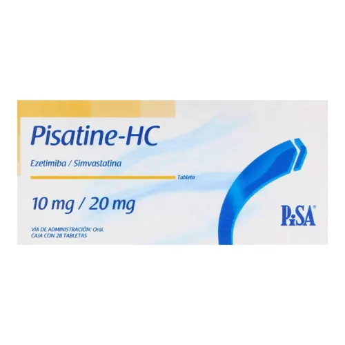 Comprar Pisatine Hc 10/20 Mg Con 28 Tabletas