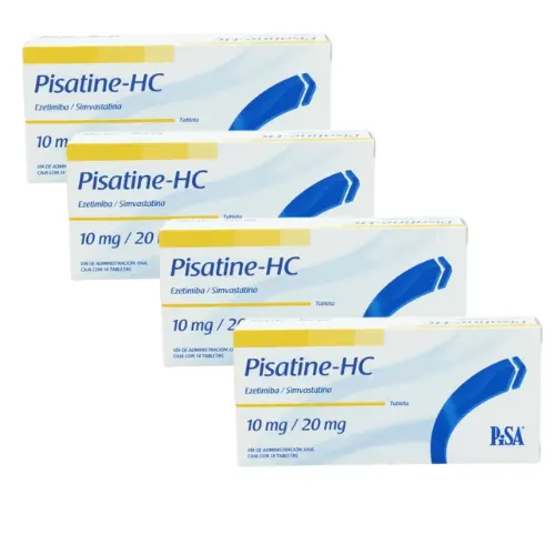 Comprar Pisatine 10/20 Mg Con 14 Tabletas Pack 4×3