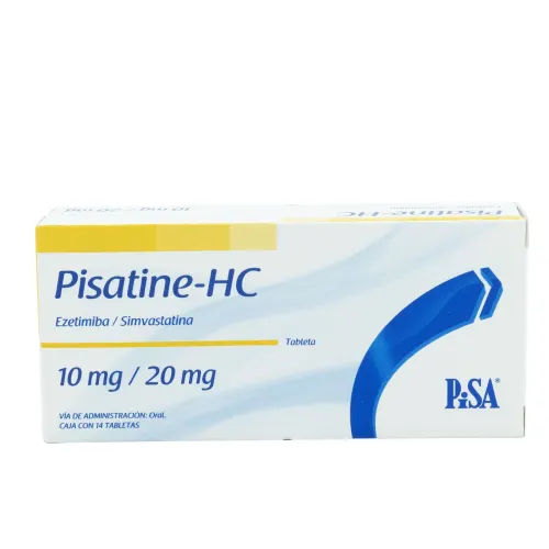 Pisatine 10/20 Mg Con 14 Tabletas