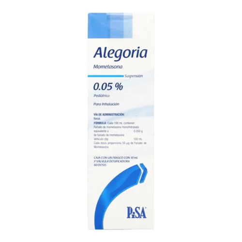 Comprar Alegoria Suspensión Pediátrica Para Inhalación Con 10 Ml 60 Dosis