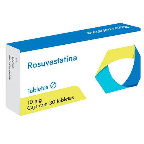 Rosuvastatina 10 Mg Con 30 Tabletas