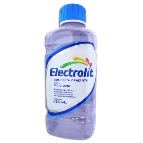 Electrolit Suero Sabor Mora Azul 625 Ml