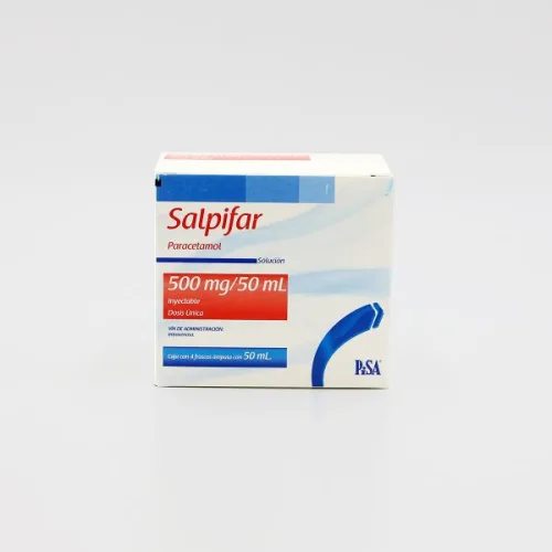 Salpifar 4 Ampolletas De 500 Mg